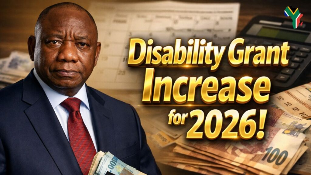 R2,310 South Africa Disability Grant 2026