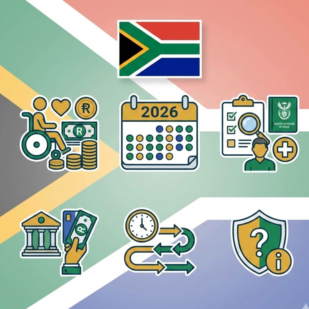 R2,310 South Africa Disability Grant 2026