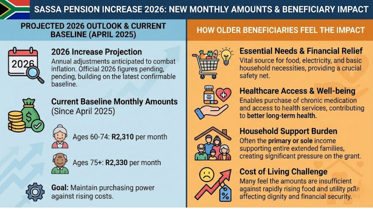 SASSA Pension Increase 2026