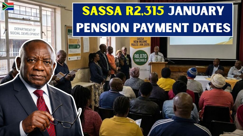 SASSA R2,315 January Pension